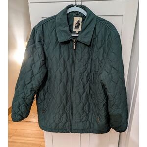 London Fog Tower Dark Green Quilted Jacket